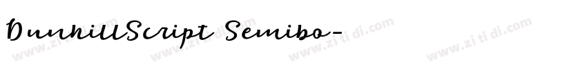DunhillScript Semibo字体转换 DunhillScript Semibo字体转换